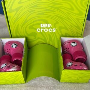 CROCS Vibrant Pink Pet Shoes